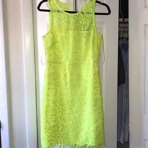 J.Crew Collection Neon Lace Dress- size 6
